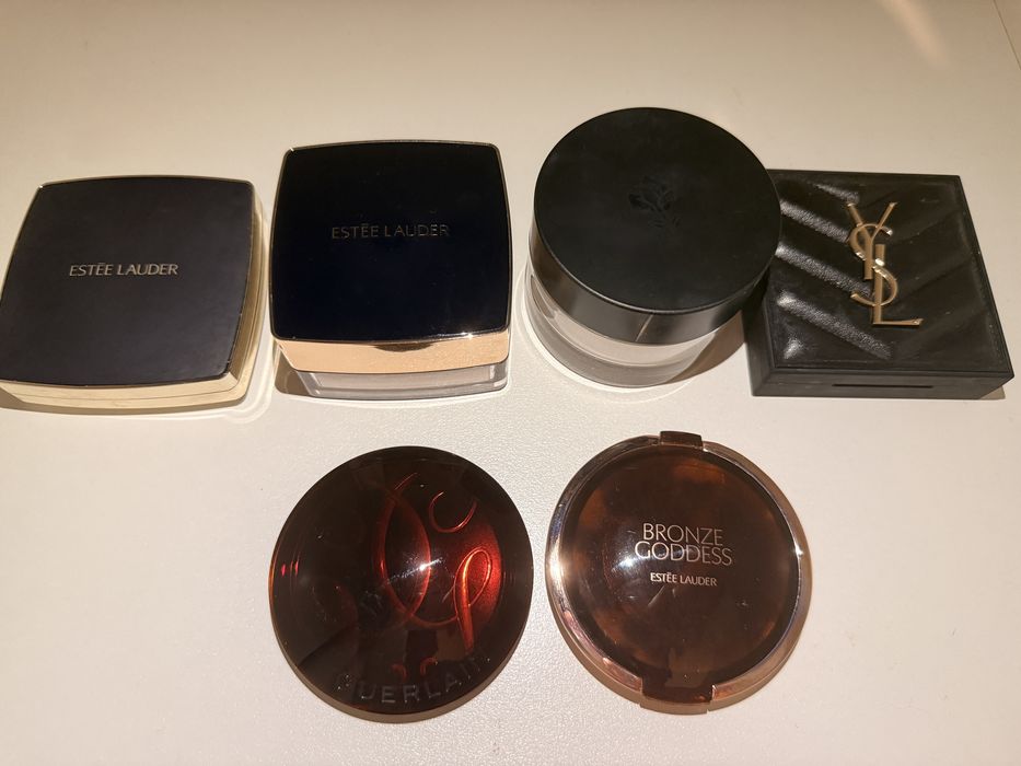 Пудри и бронзант yves saint laurent ysl, lancome, guerlain, estee laud