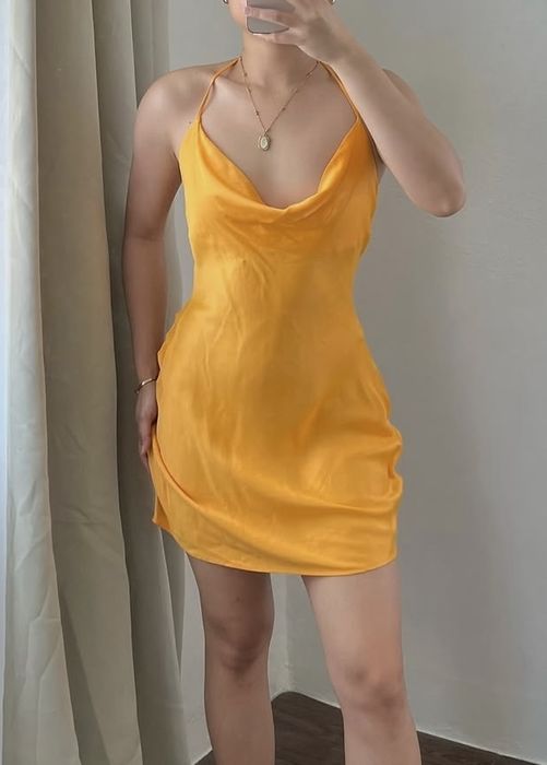 Rochie mini H&M satin
