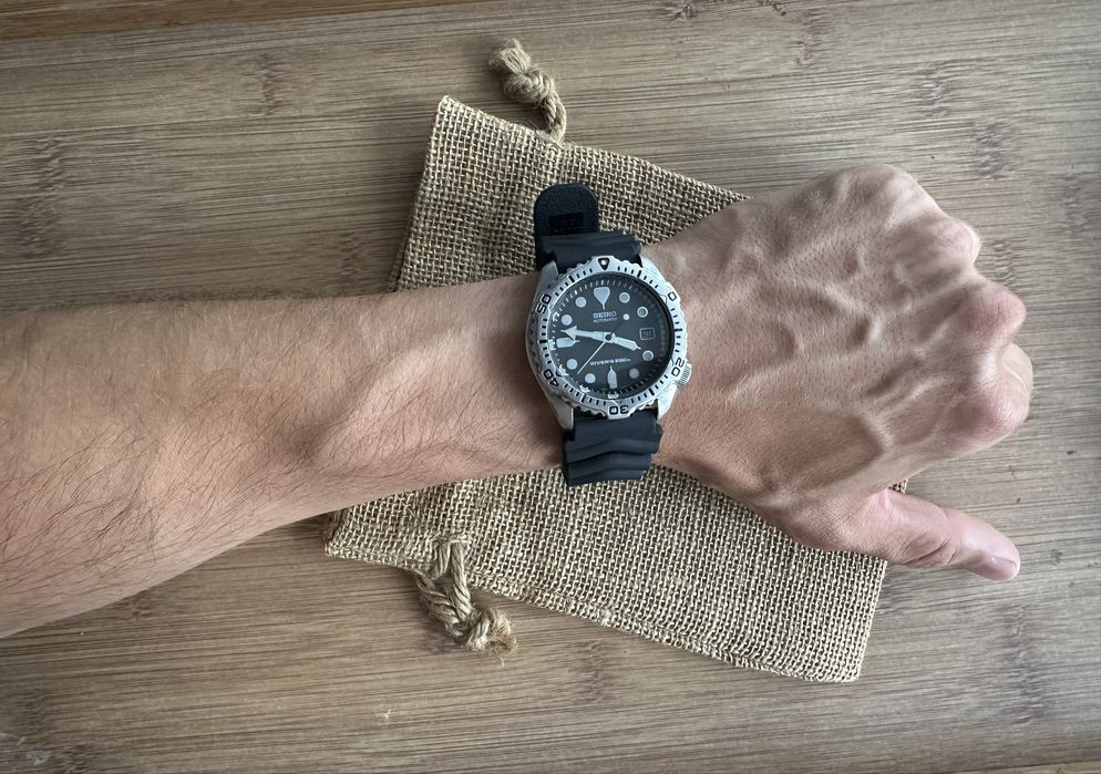 Ceas Seiko Skx 171 automatic Scuba curea de silicon