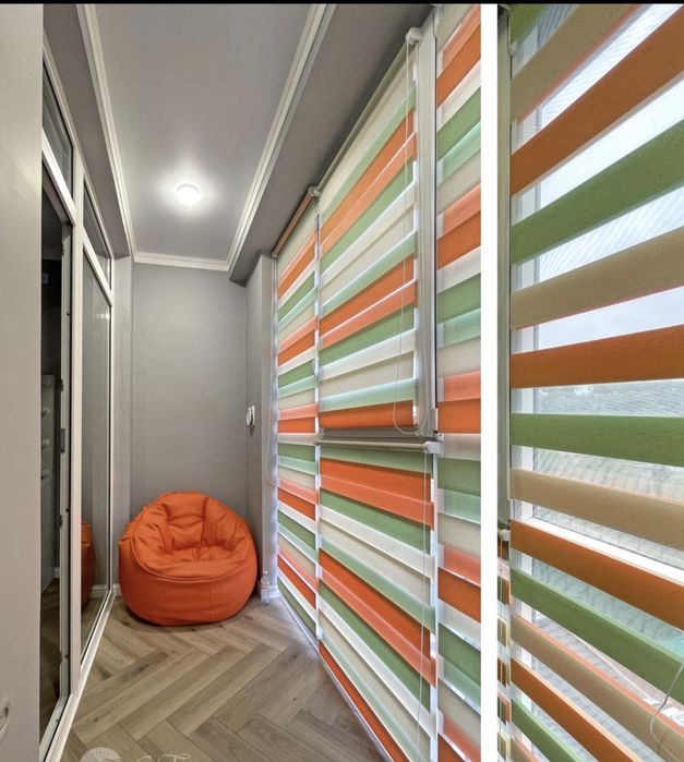 Ролл шторы, жалюзи, день-ночь, рулонные шторы.