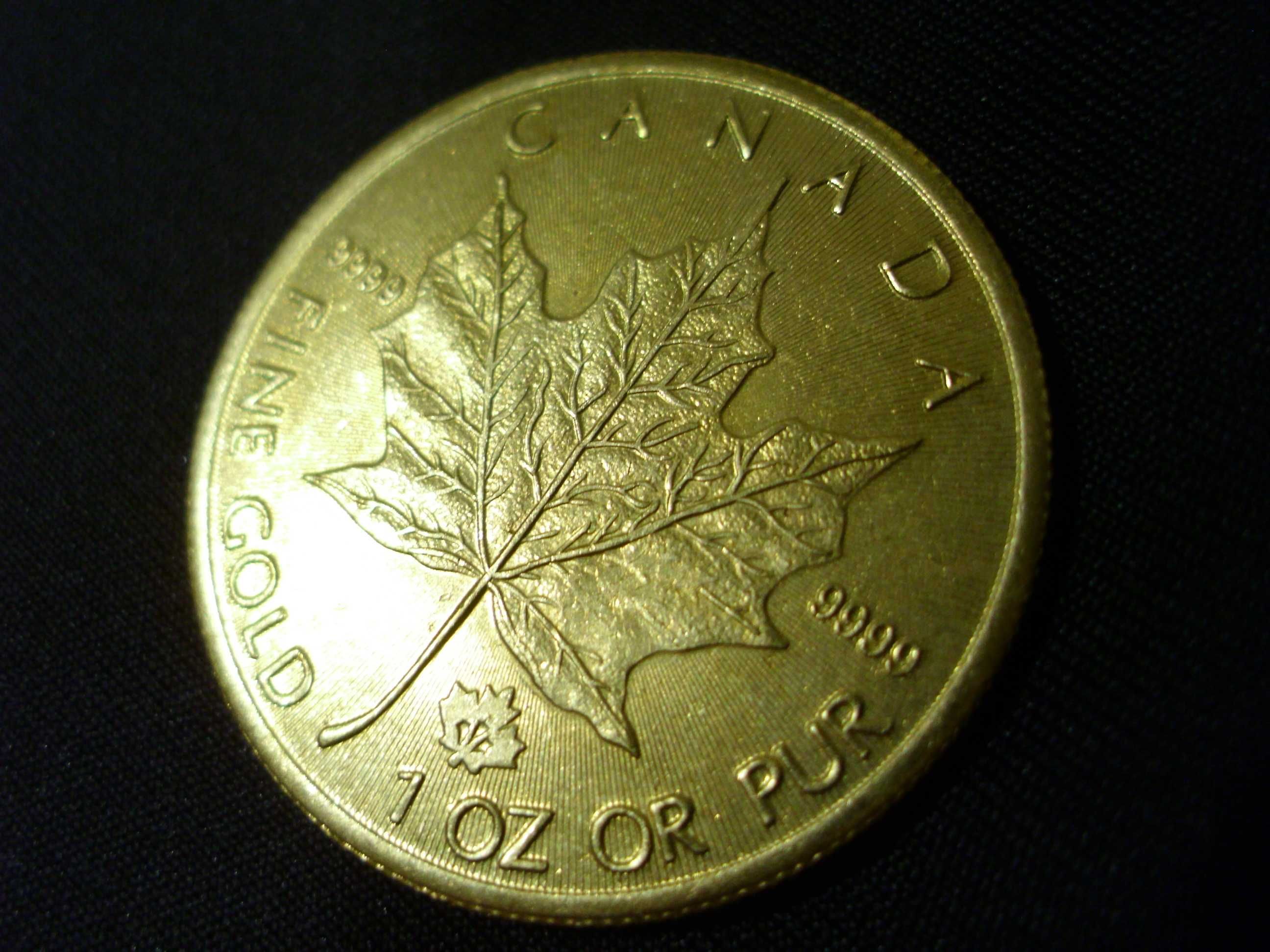 Златна Монета Канадски Кленов Лист 2020 (1 унция)