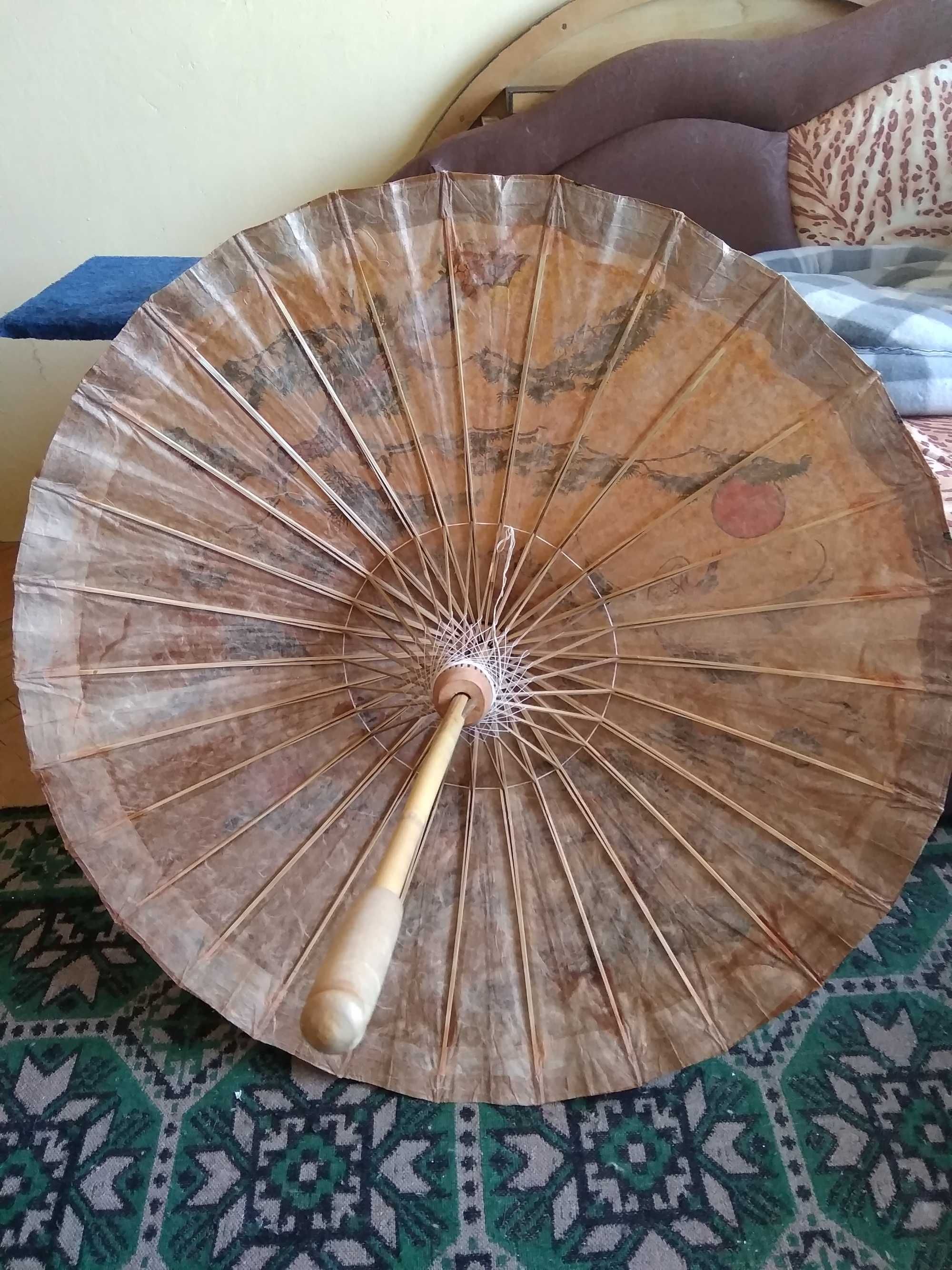 Красив бамбуков чадър