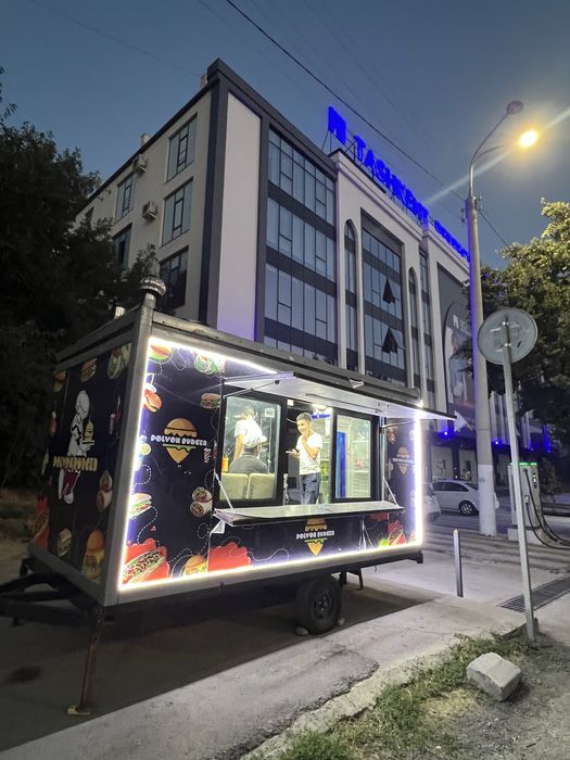 Food truck arendaga sharoitlari bor fast food uchun texnikalariyam bor