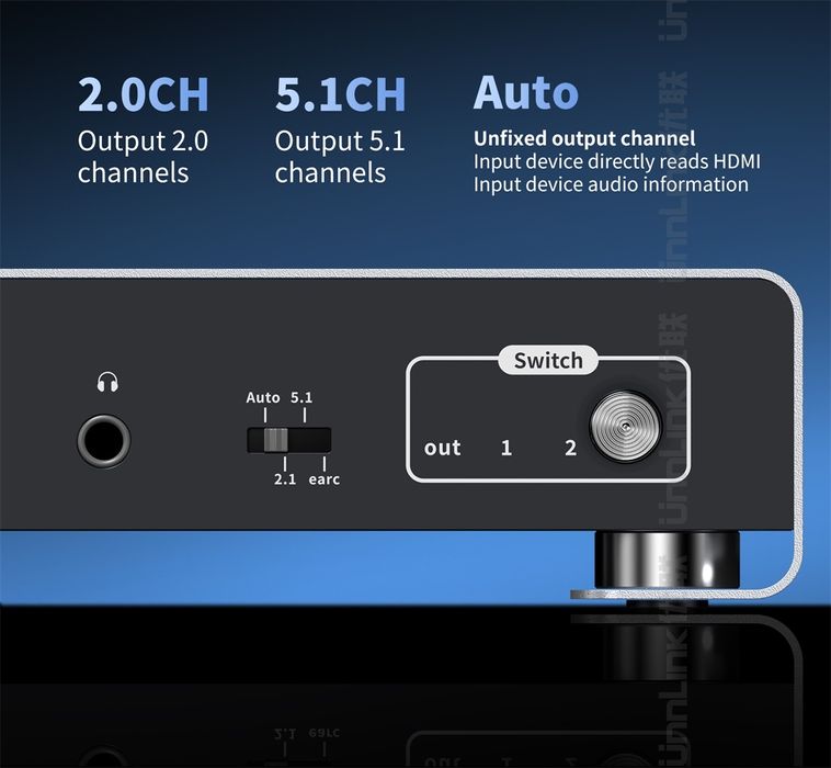 Hdmi ARC audio extractor 4K, 120Hz