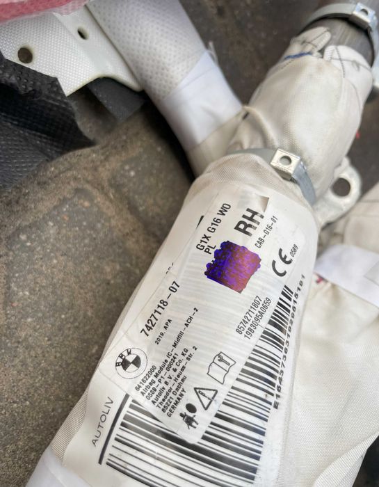 BMW seria 8 2 usi / 4 usi set airbag cortina stanga / dreapta - plafon