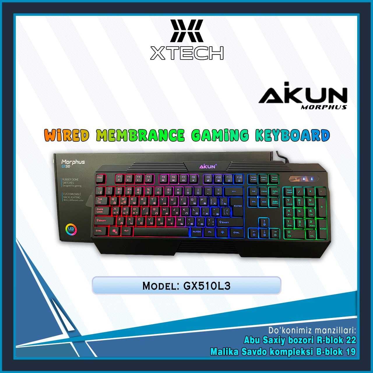 Клавиатура AiKUN Membrance GAMING
