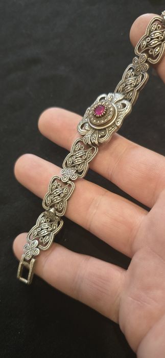 Brățară argint masivă