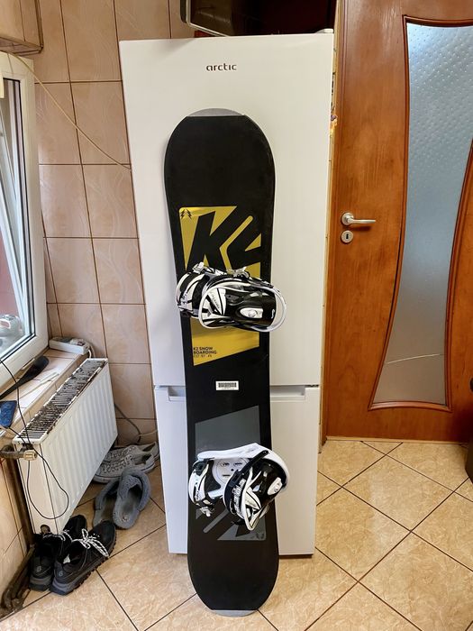 Placa snowboard 157 cm wide k2 cu legaturi
