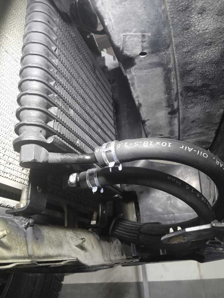 Установка дополнительного радиатора охлаждение АКПП (на любое авто)