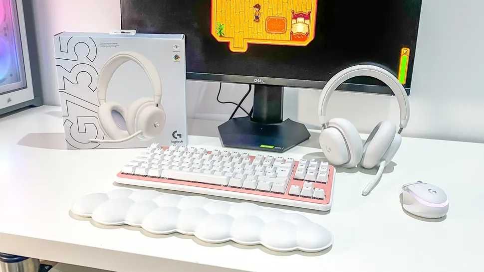 [НОВЫЕ] Наушники Logitech G735 Aurora Off-White