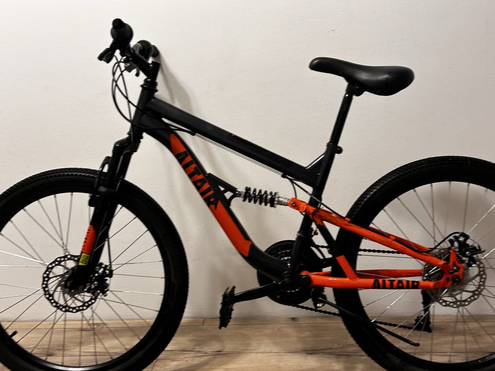 Велосипед двух подвес ALTAIR MTB FS 24 disc скоростной