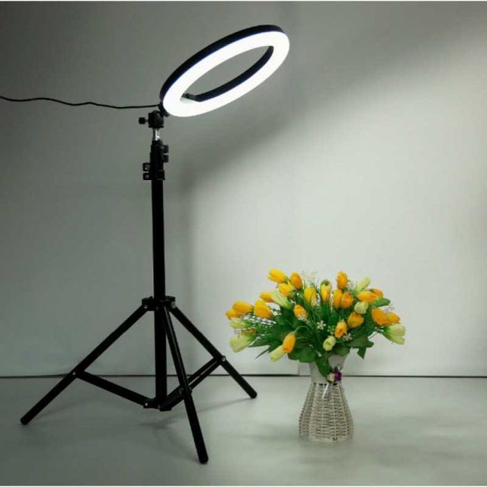 Lampa circulara led 47-26cm cu telecomanda ring light tiktok