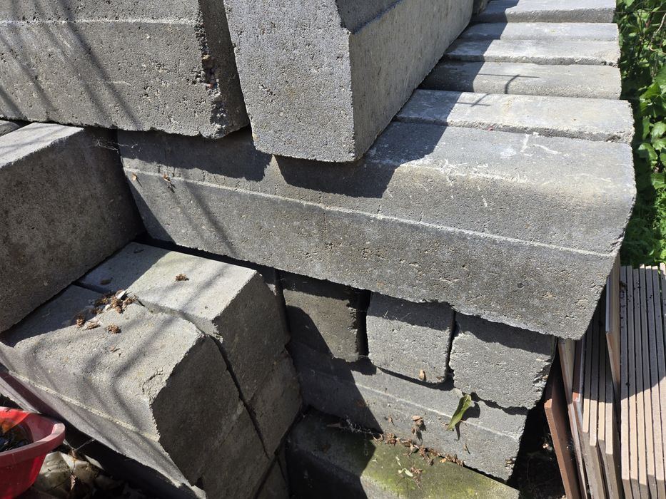 Borduri beton Elpreco, gri ciment 55buc.