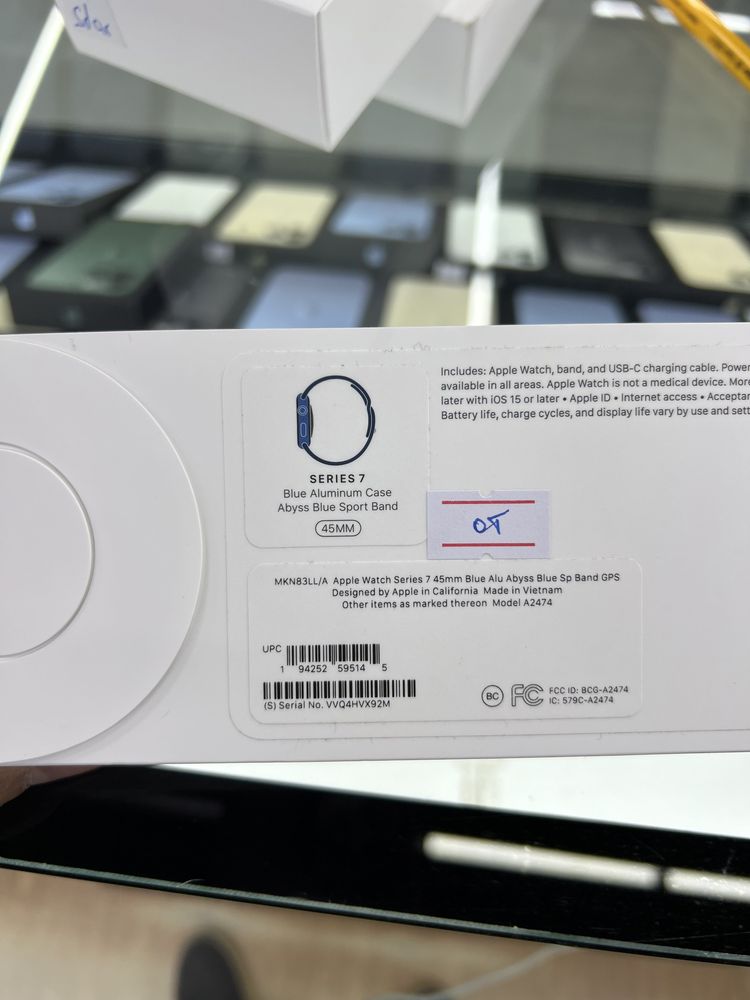 Apple watch series 8/45 black/blue