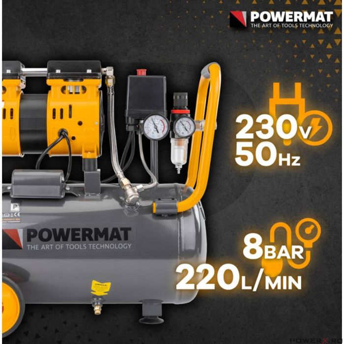 Compresor de aer, capacitate rezervor 24 litri, 1 cilindru, 2.4 CP