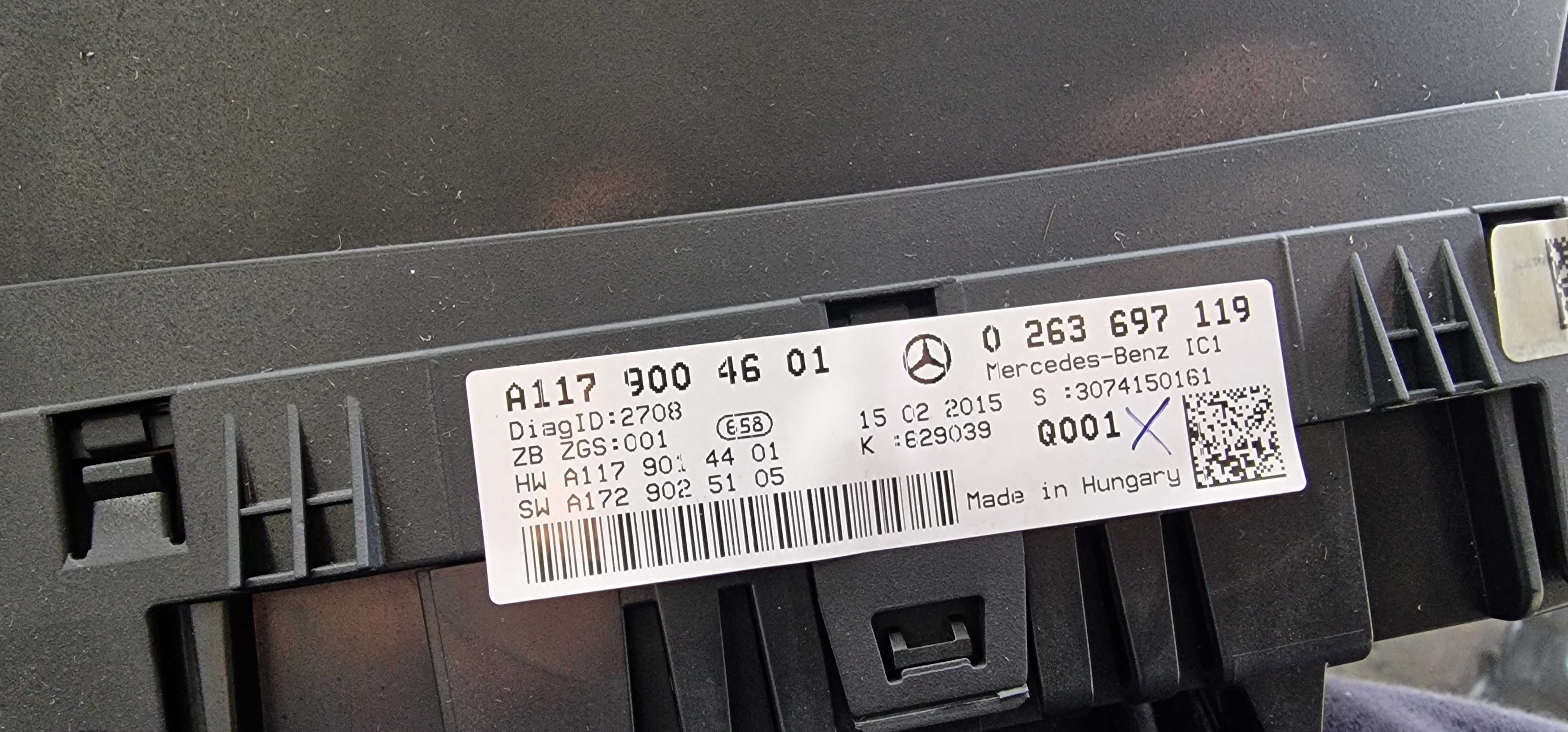 Ceasuri Bord Mercedes CLA C117 2.2CDI 2015 cod A1179004601