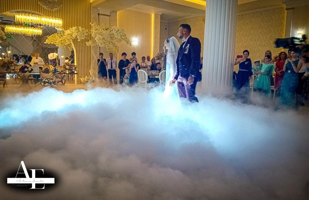 Fum greu Artificii gheață carbonică, echipă și dotări de top