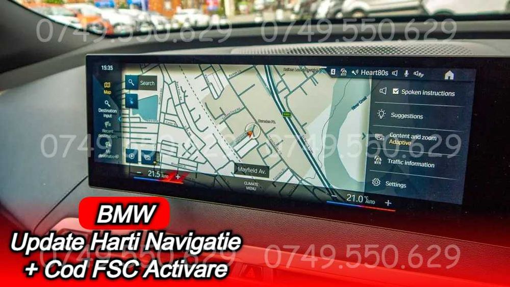 Update hărți navigatie BMW actualizare-update G30,G11,F10,F15,E90 MINI