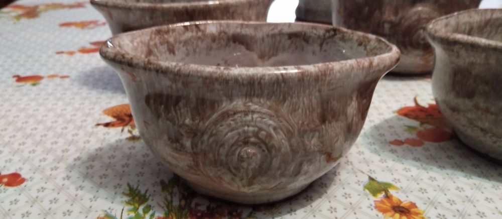 Керамичен комплект Кана с 6 чаши за вино,саке и др. питиета