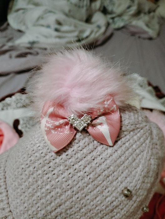 Зимняя шапка для девочек!