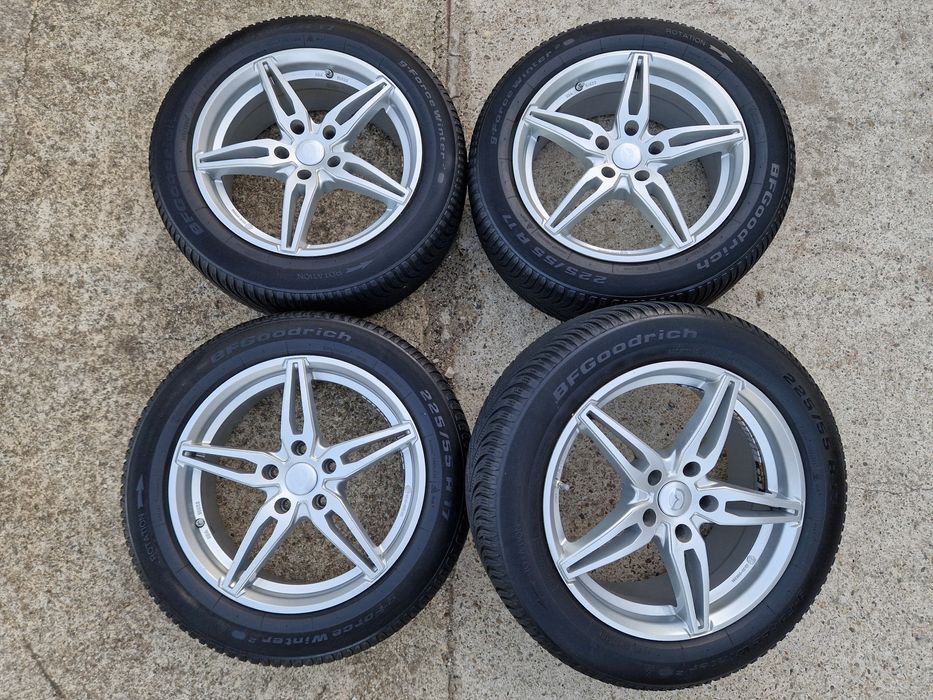 Jante 5x114.3 Mazda 6 anvelope iarna 225 55 17