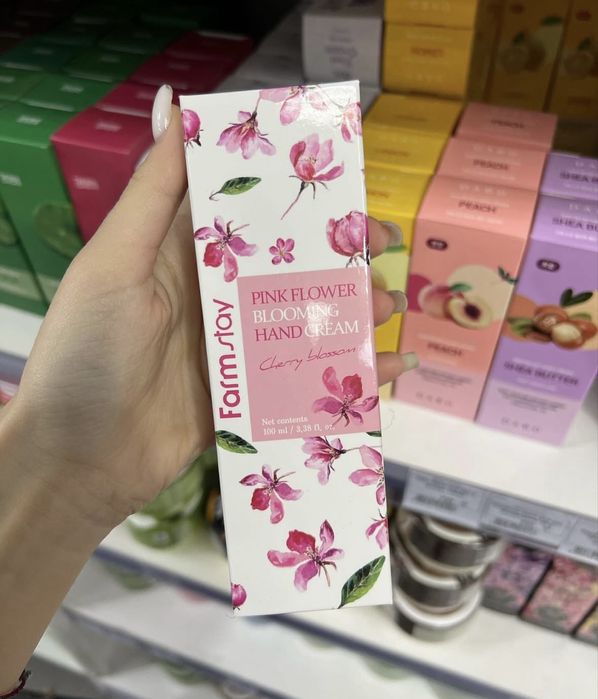 Farm Stay Pink Flower Hand Cream
