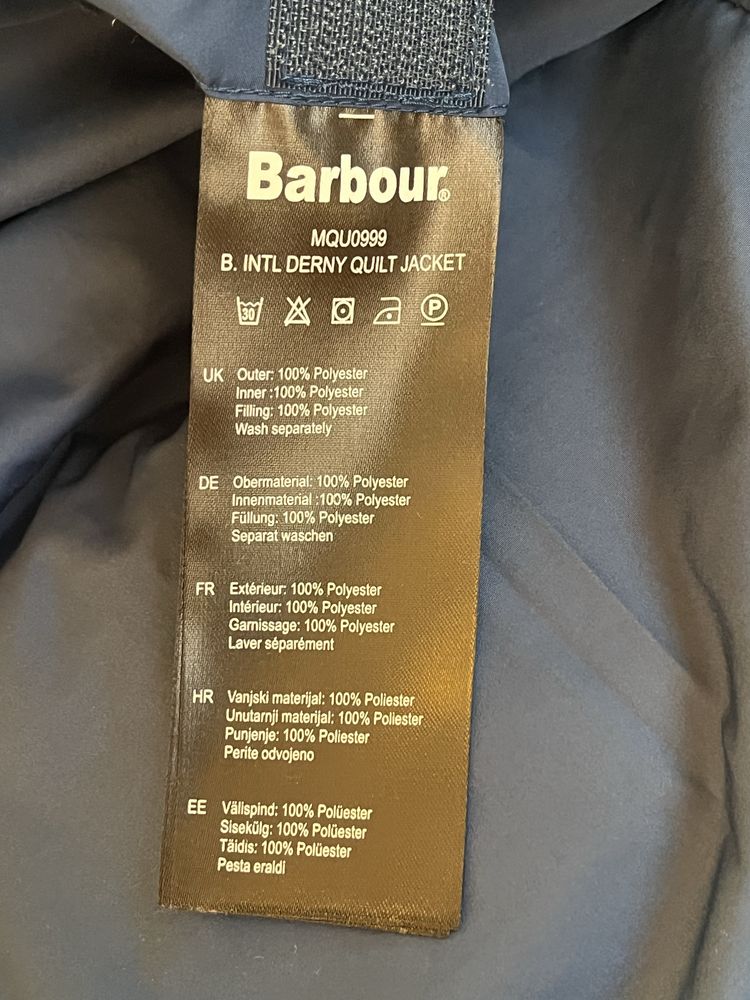BARBOUR : Derny Quilted Jacket - Зимно яке размер ХЛ/2ХЛ Оригинал