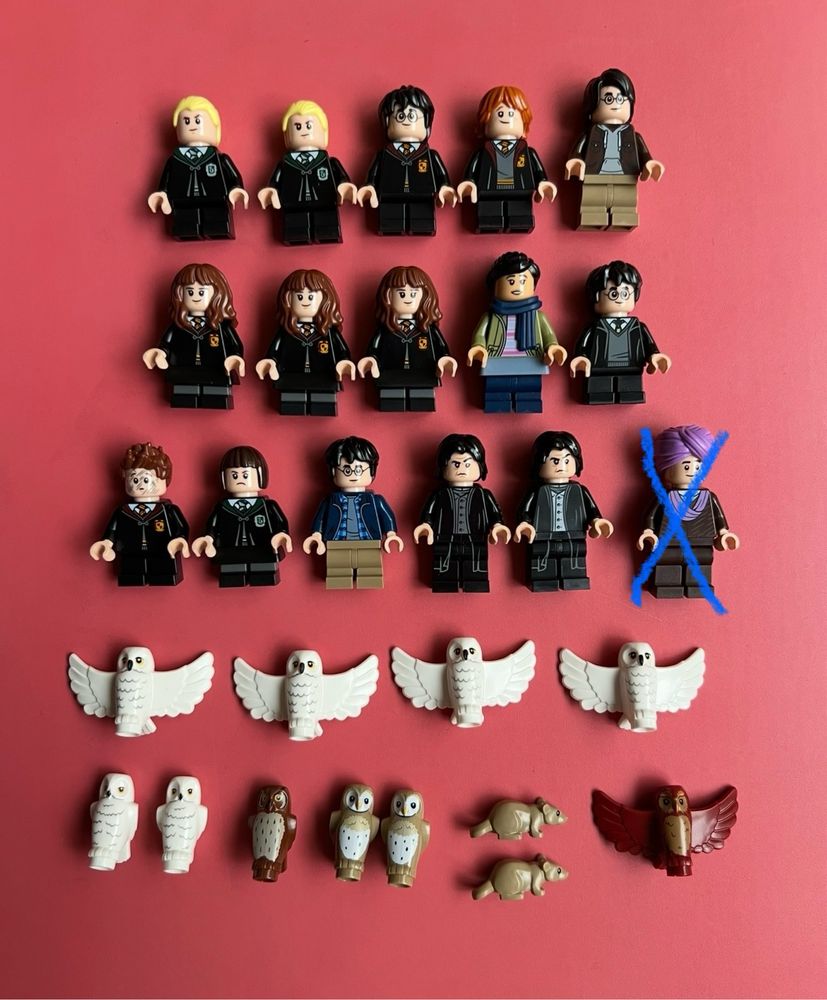 Lot Minifigurine Lego Harry Potter