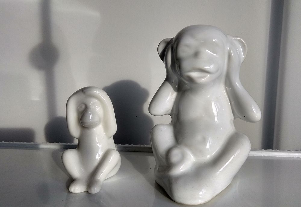 Порцеланови  фигурки на маймунки