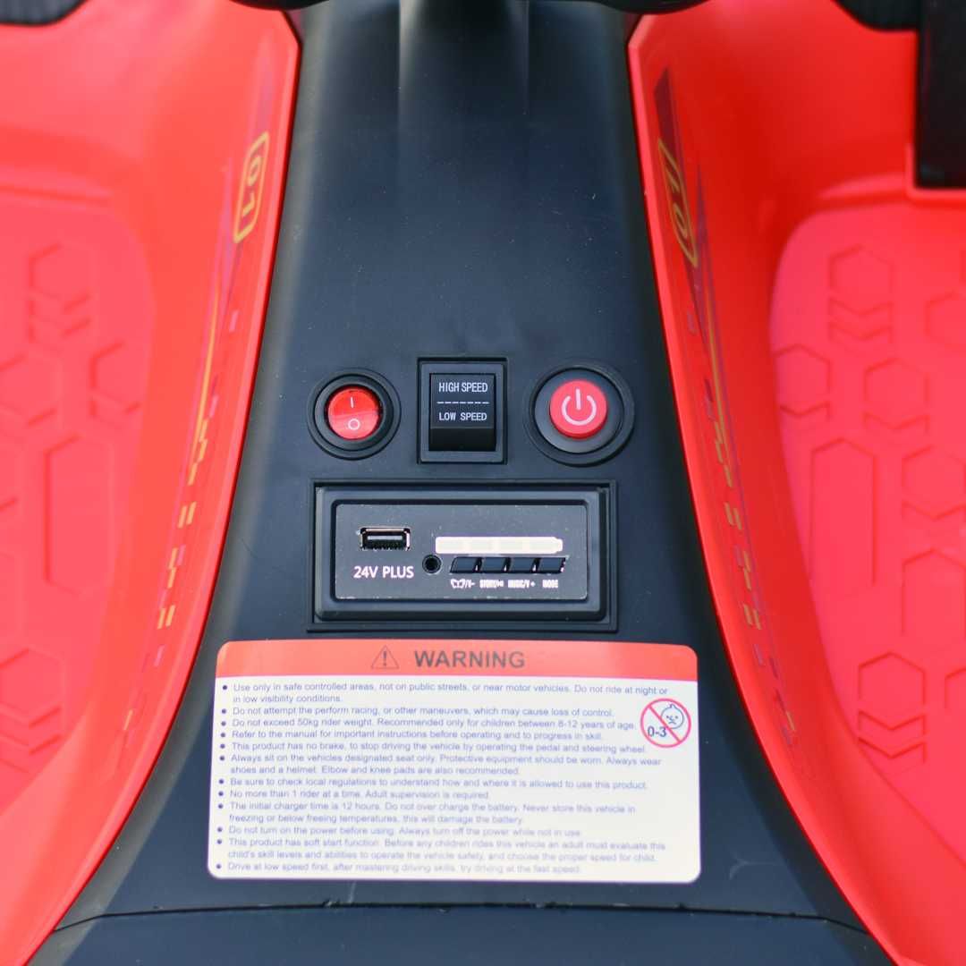 Masinuta-Kart electric pentru copii  Rider Drift 360, 180W, 24V