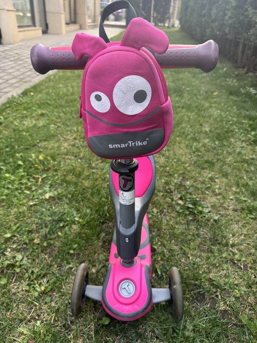 Детска тротинетка Smart trike t1 Smartrike розова детски скутер
