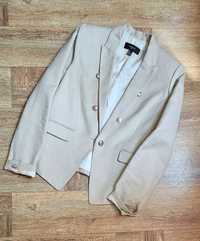 Фирменный льняной пиджак. Размер 44-46.