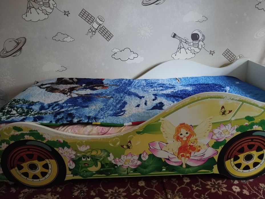 Детская кровать 70*160 для девочки