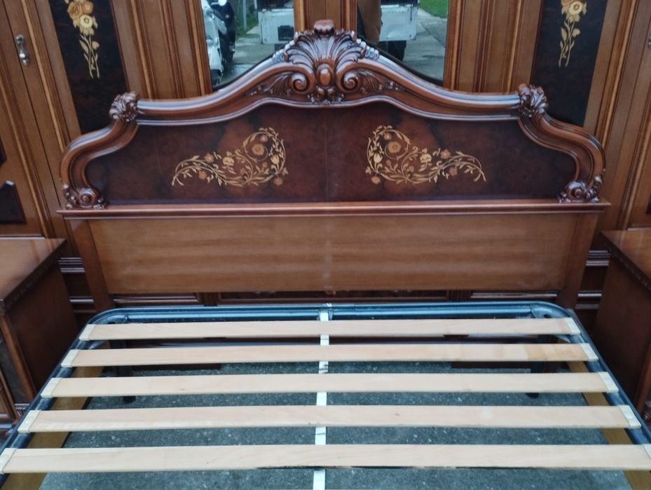 Dormitor complet vintage din lemn masiv NUC