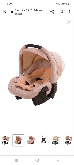 carucior 3 in 1 Adamex
