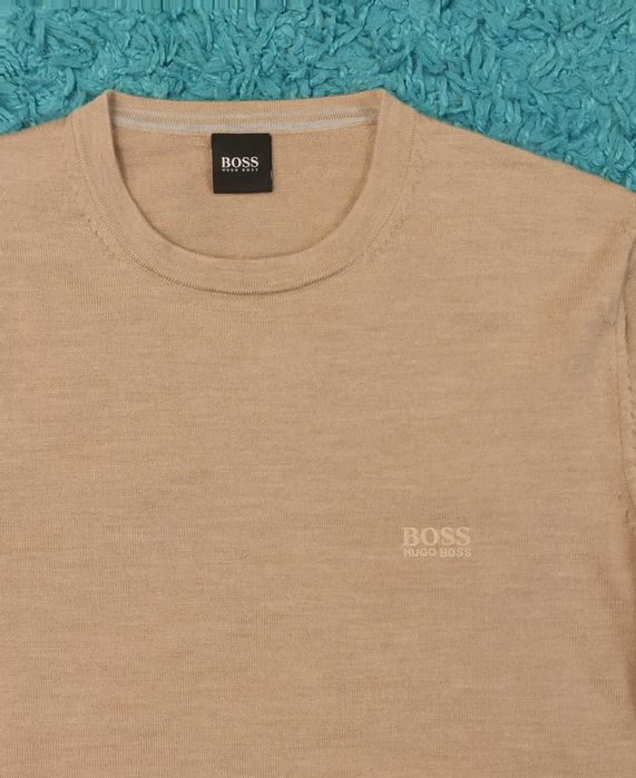 Pulover Hugo Boss - Cappuccino Regular