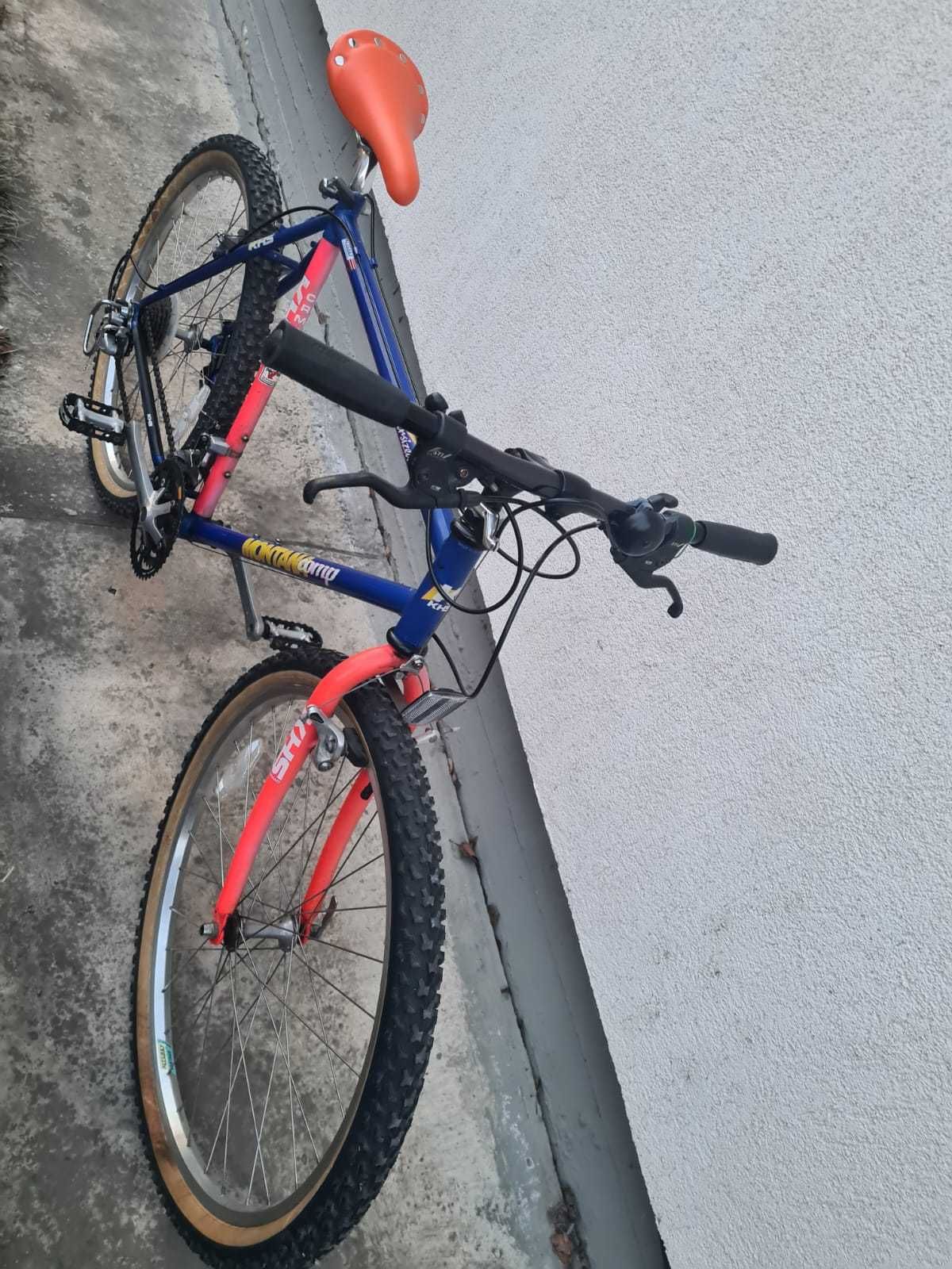 Bicicleta MTB  sau cadru  KHS Montana Comp  Retro Deore Roz Neon