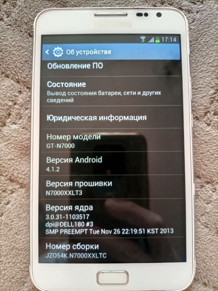 Samsung galaxy note1 GT-N7000 со стилусом