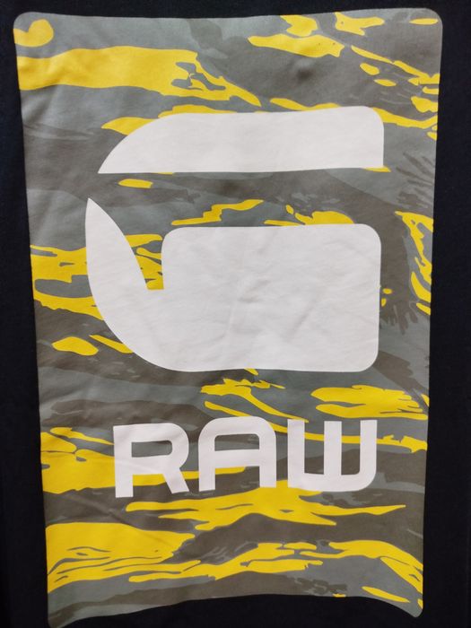 Оригинална мъжка тениска G-Star Raw Camo Box XXL нова черна 2XL