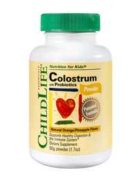 Colostrum with Probiotics Childlife Secom, 50g pudra, expira 10/2024