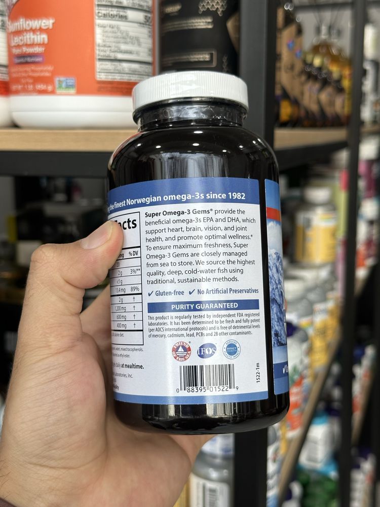 Carlson Super Omega 3 1,200 mg 250 капсул