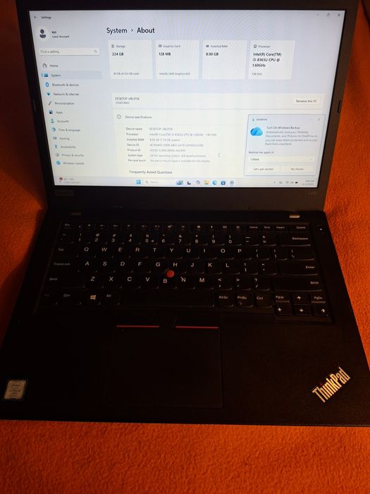 Lenovo  L 490 I5-Gen.8