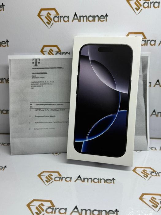 Iphone 16 Pro 128Gb ( sigilat ) Sara Amanet