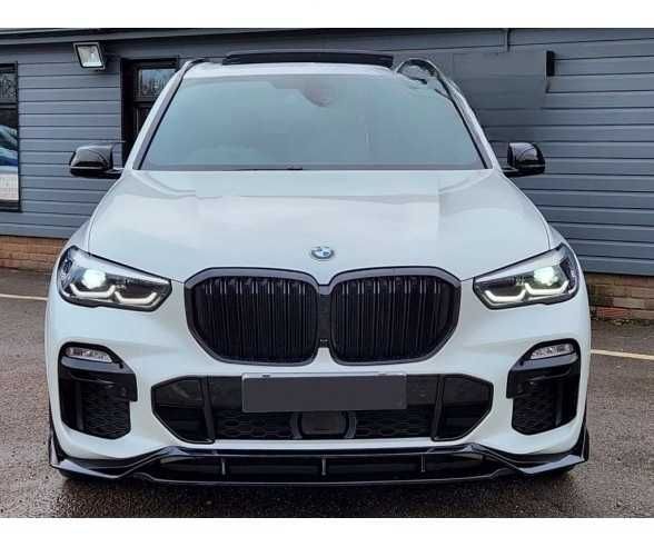 Grile Nari Duble M BMW X5 G05 2018+ Negru Lucios, Compatibil Camera