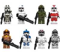 Set 8 Minifigurine tip Lego Star Wars cu ARF Commander Trauma