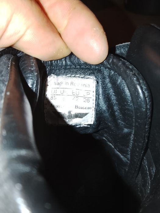 Ghete din piele reală fabricate 100%Romania