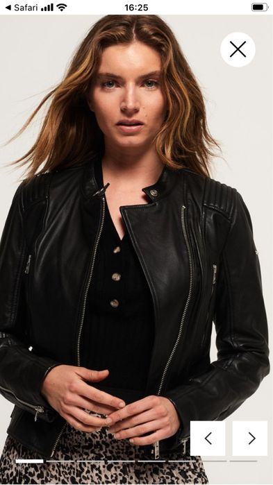 Superdry яке естествена кожа