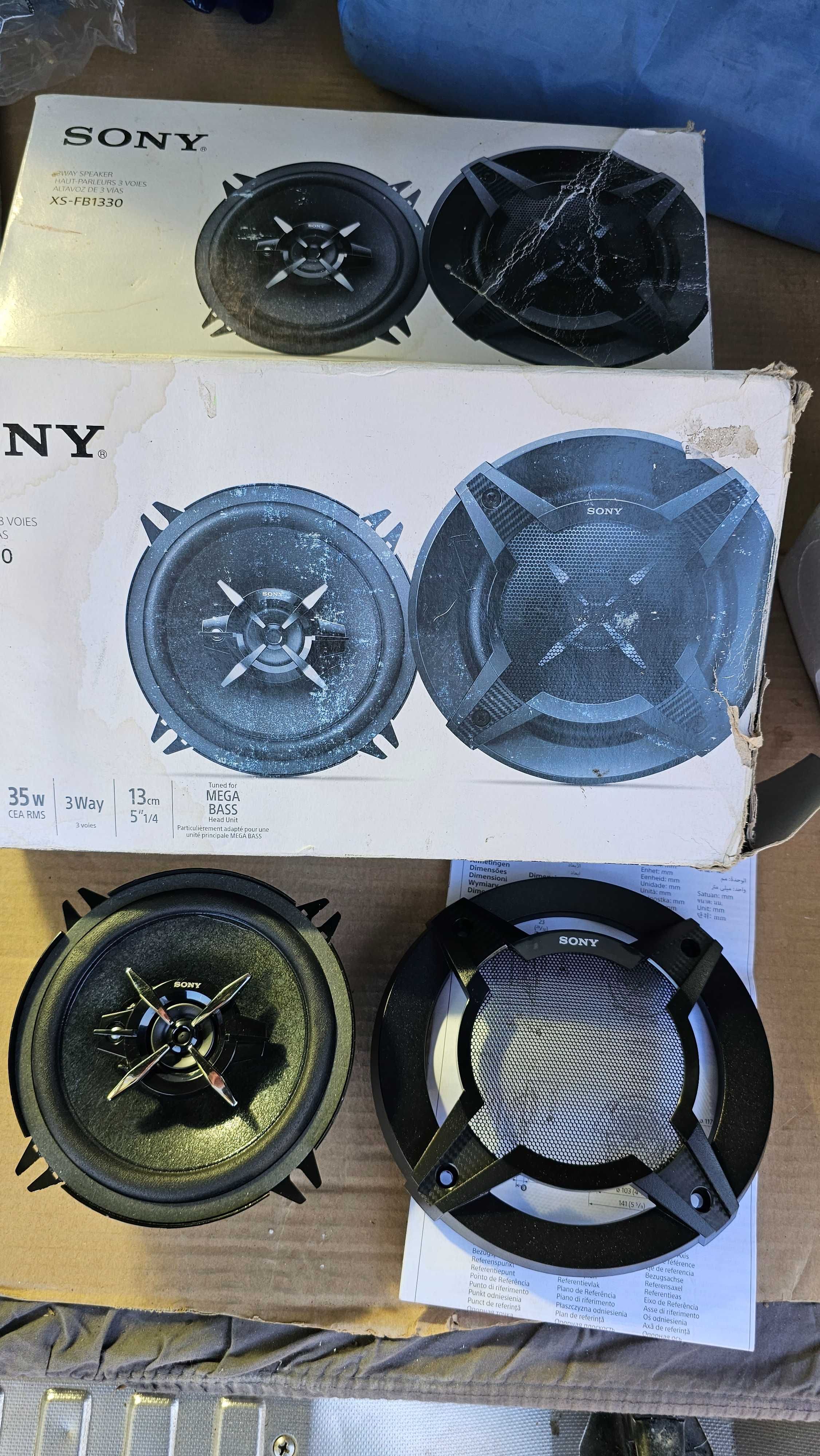 Тонколони Sony XS-FB1330 13cm 3-Way Mega Bass Coaxial Speakers