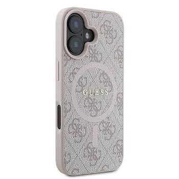 Кейс guess hardcore 4g classic magsafe за iphone 16 - розов