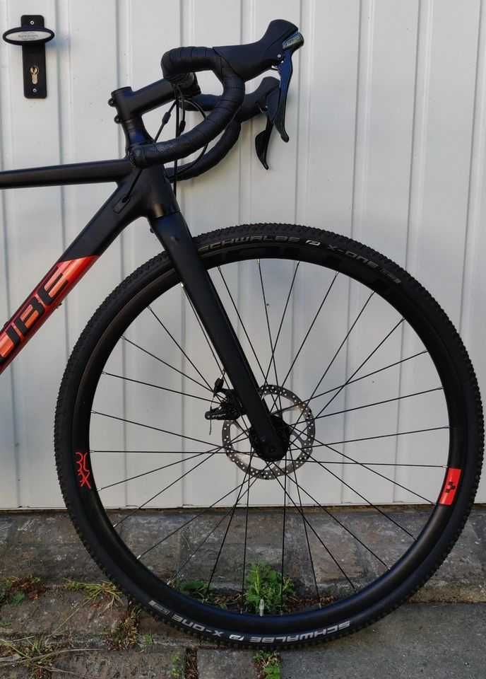 Bicicleta 2021 Cube Cross Race Negru Rosu - 53 CM